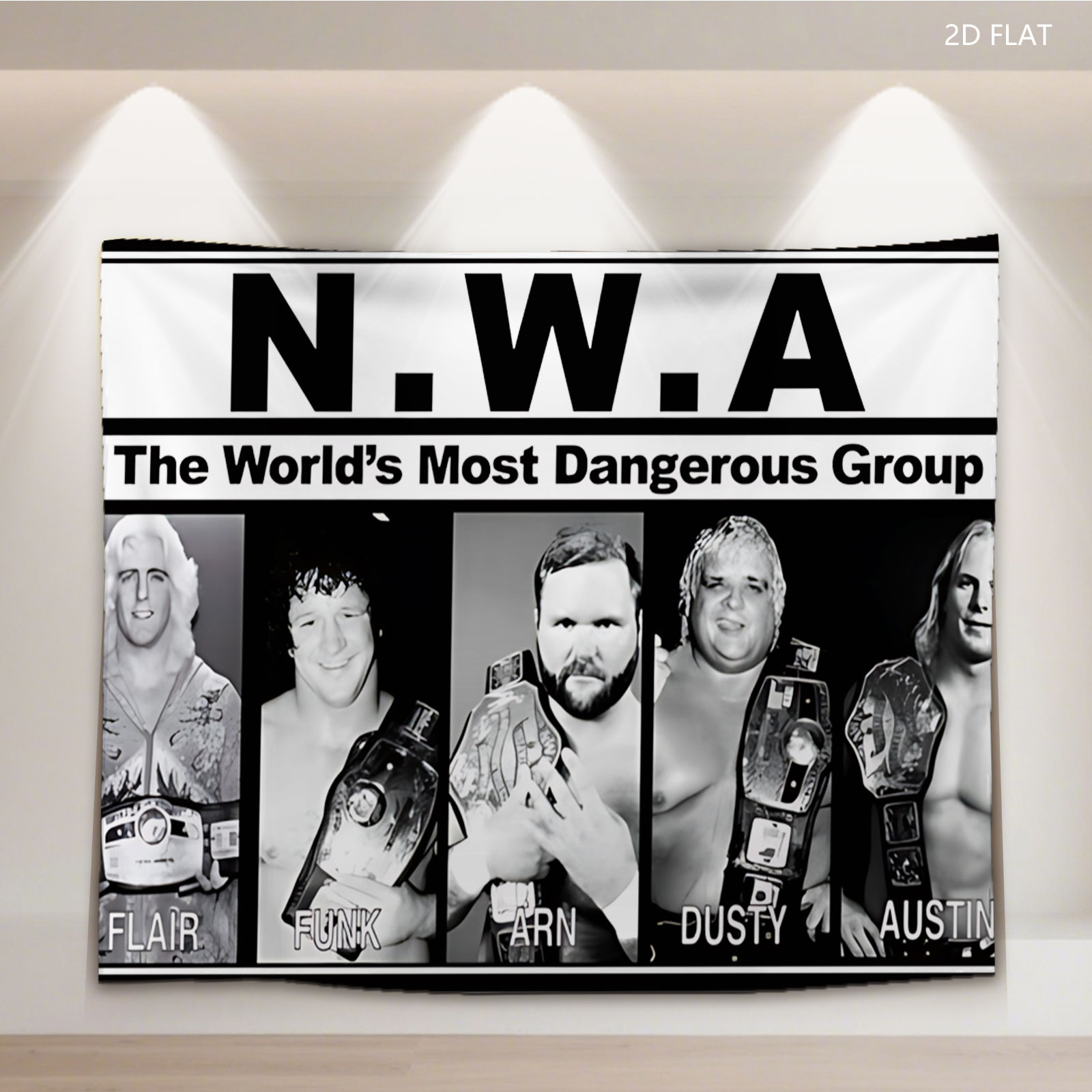 N.W.A: Flair, Funk, Arn, Dusty, Austin – The World's Most Dangerous Group - Tapestry