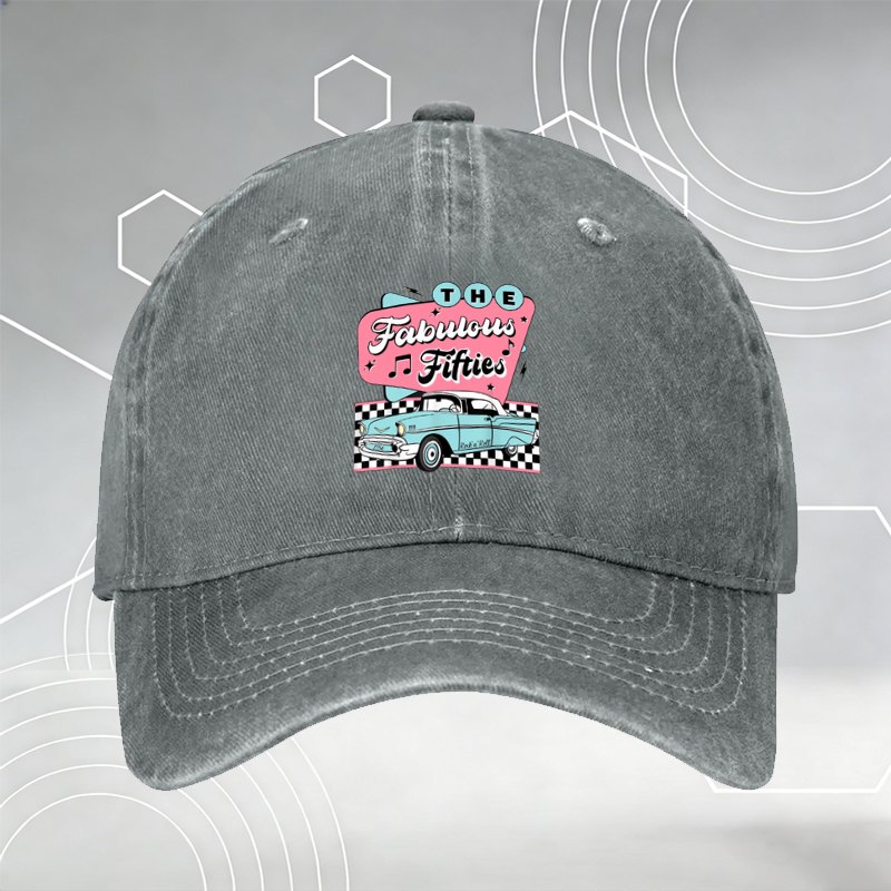 New Baseball Cap with Cute Penguin Print 