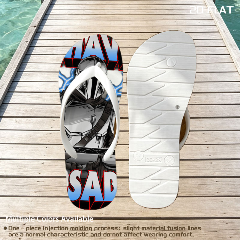 The Mandalorian I Have The Saber -  flip-flops