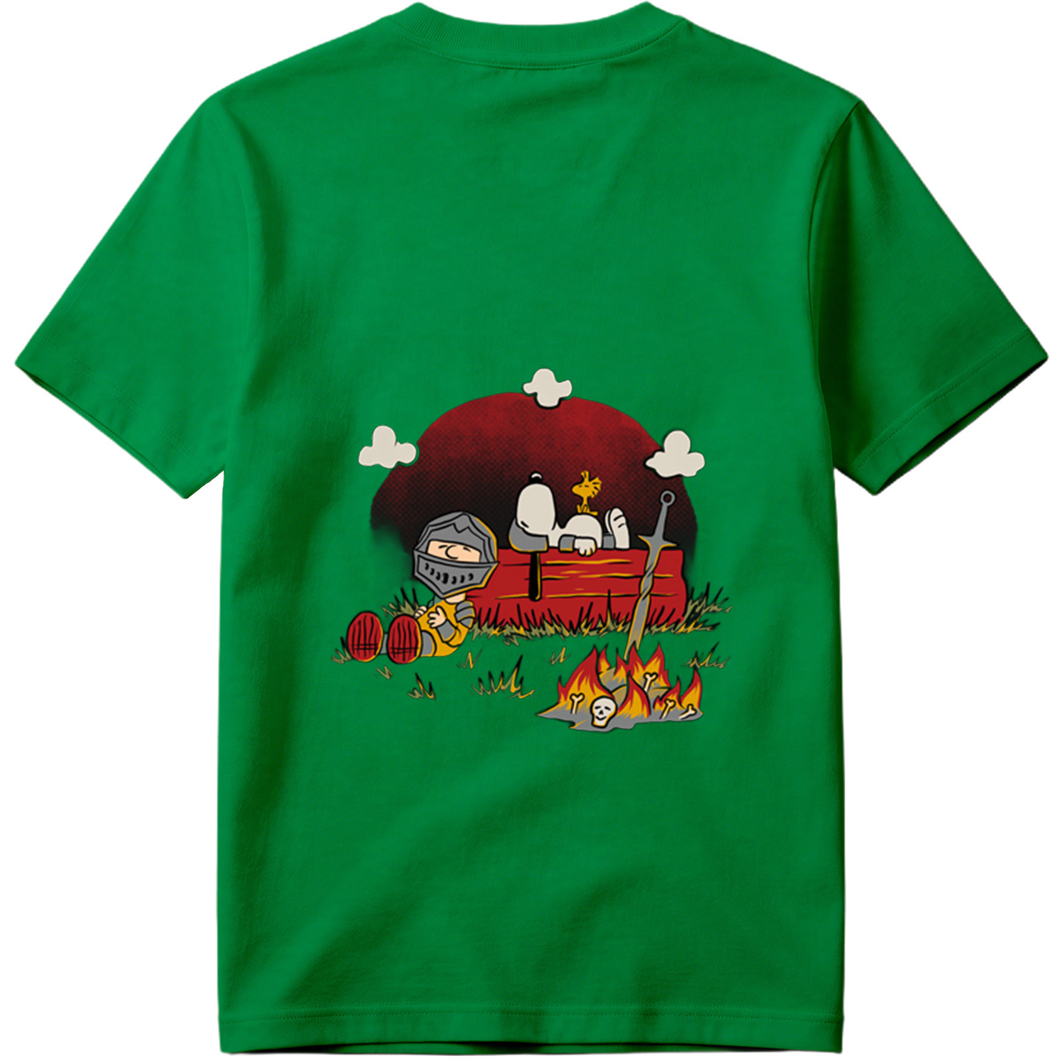 **Title:** Knight and Bone in the Moonlight - Tee