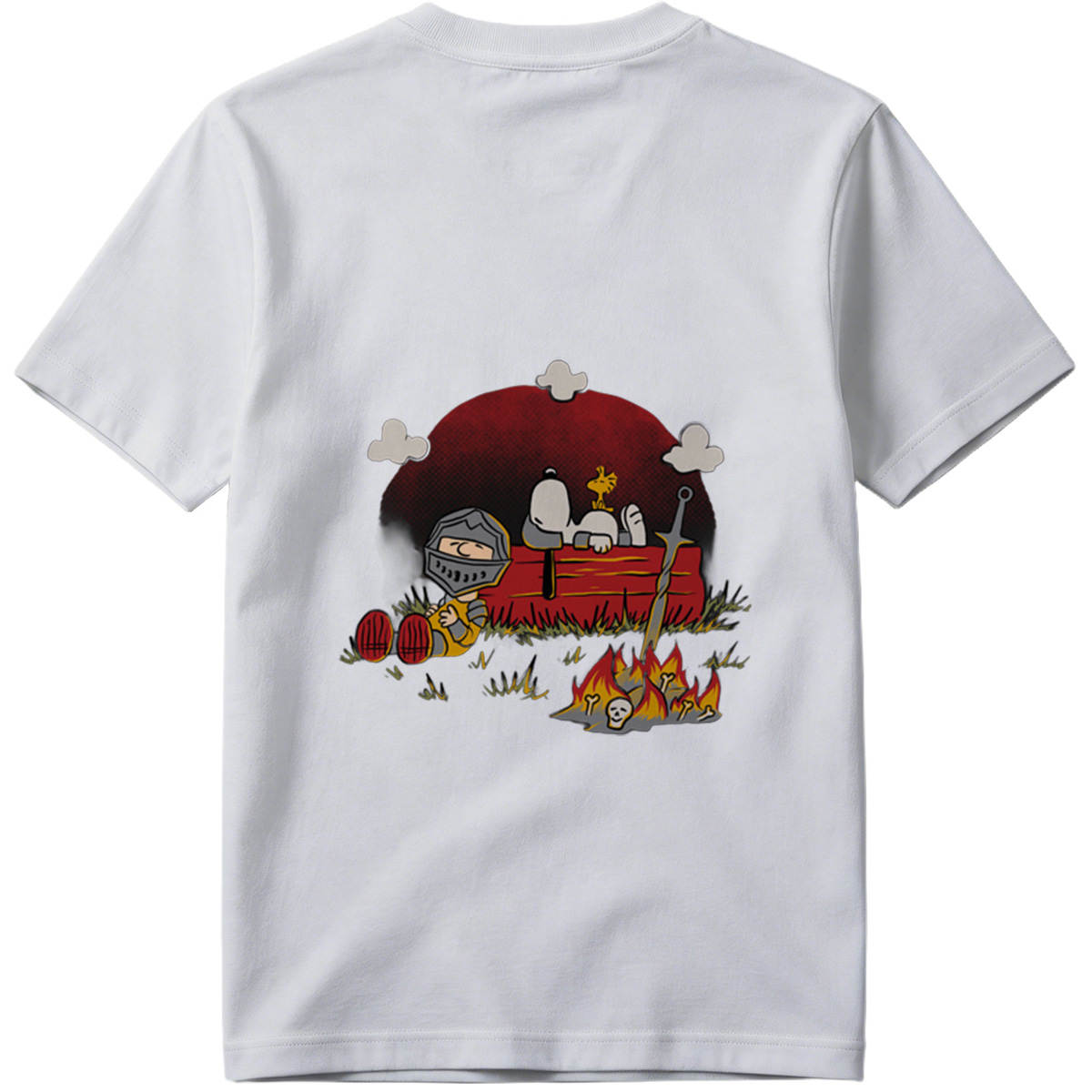 **Title:** Knight and Bone in the Moonlight - Tee