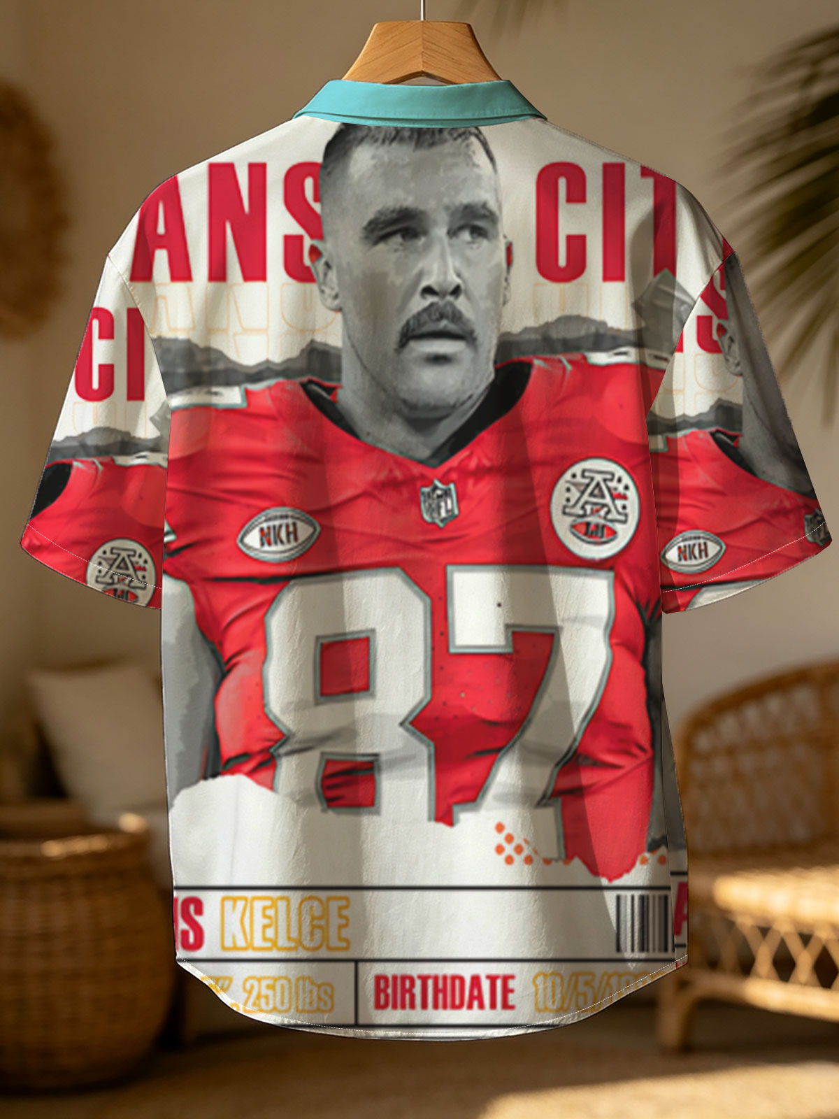 Travis Kelce, Kansas City Chiefs Tight End, #87, NFL Star -  Shirt