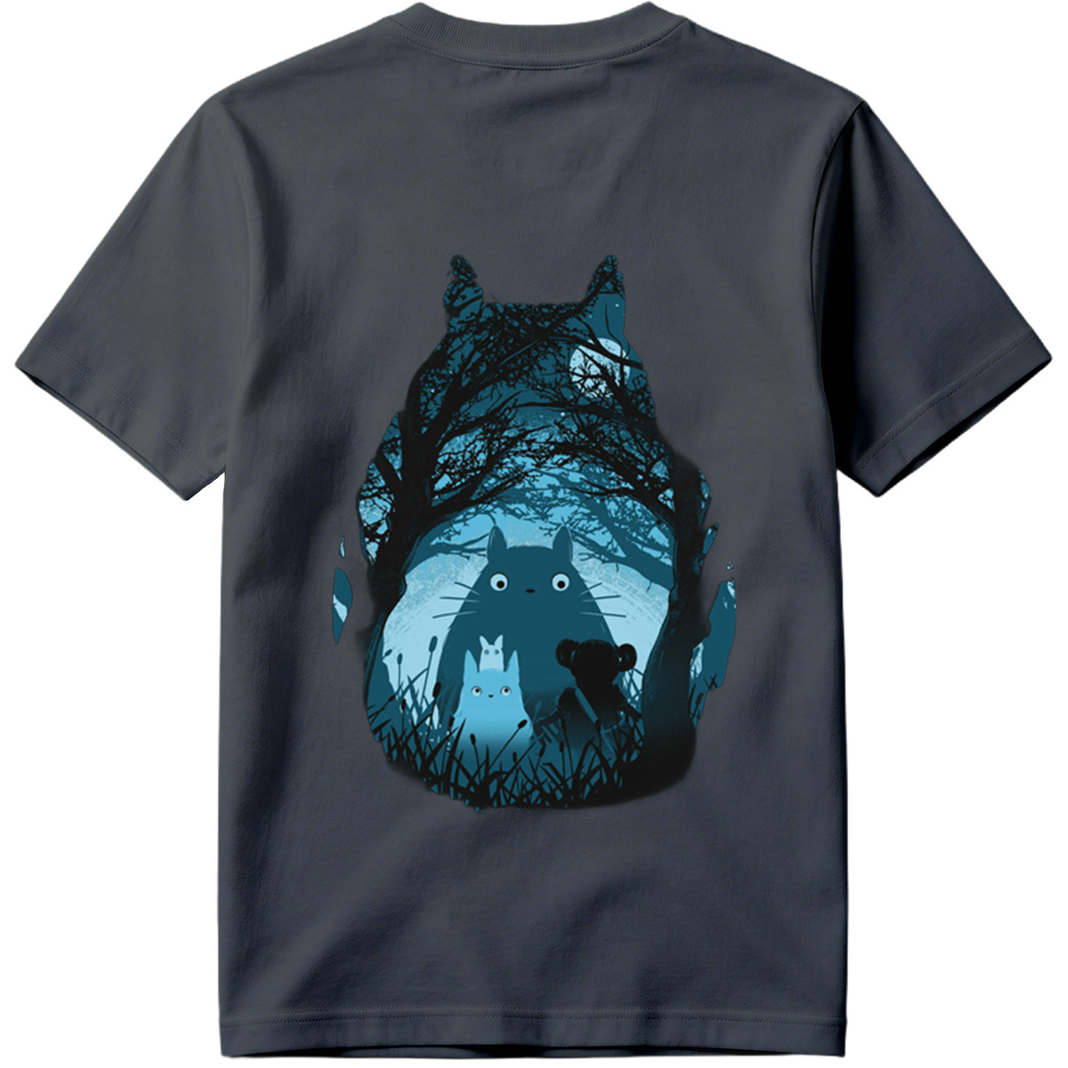 Totoro and Friends in the Moonlit Forest - Tee