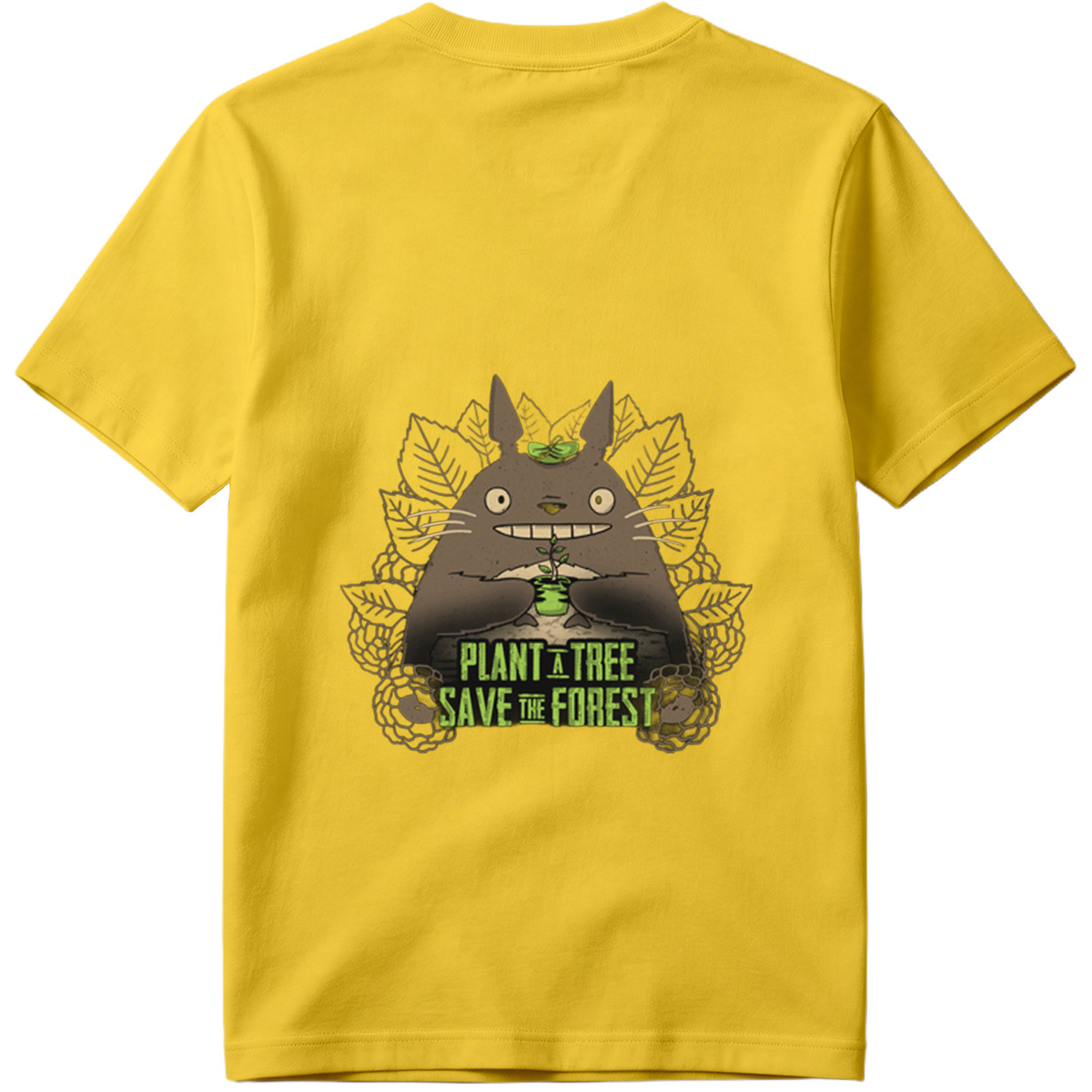 Totoro Plant a Tree Save the Forest - Tee