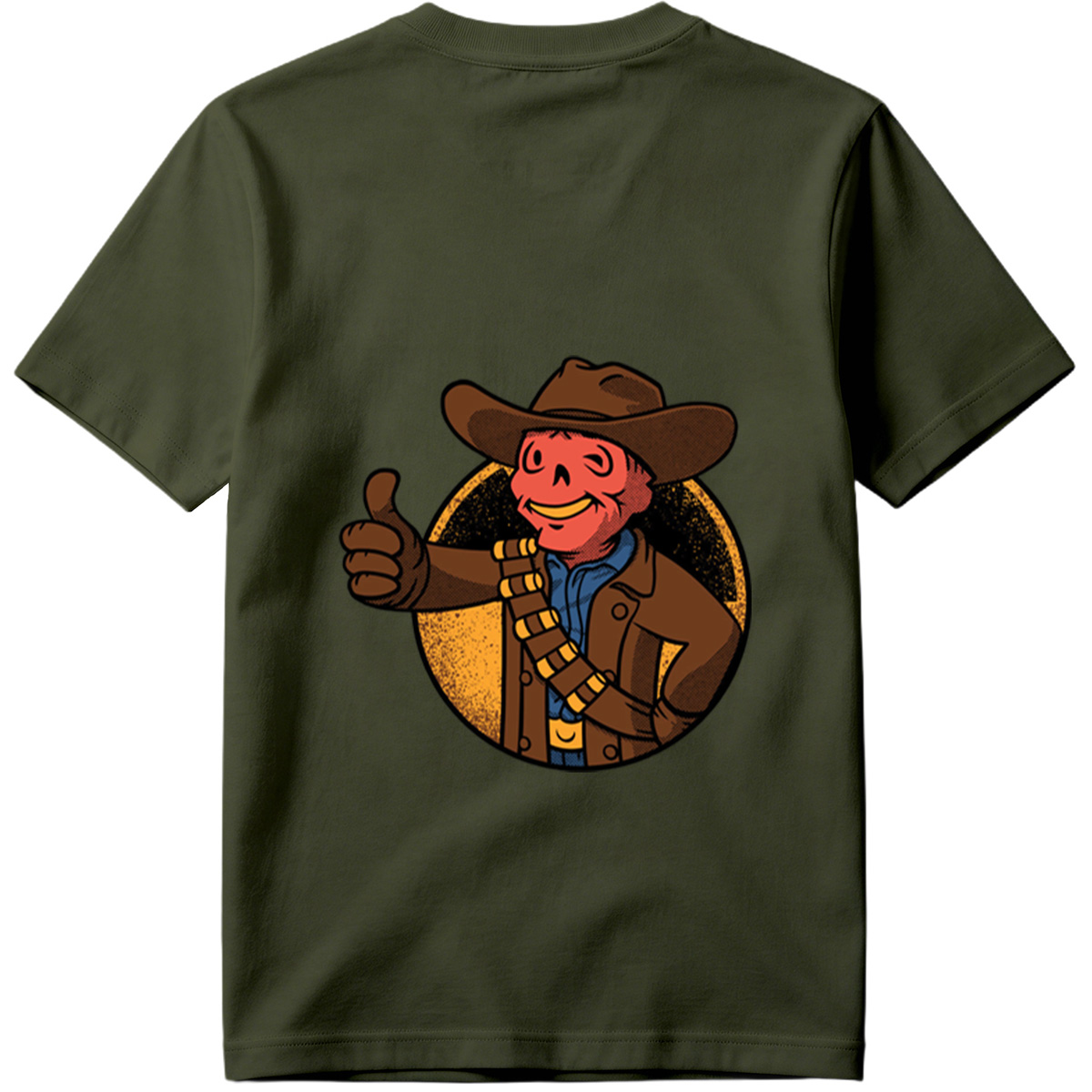 Cowboy Skeleton Thumbs Up - Tee