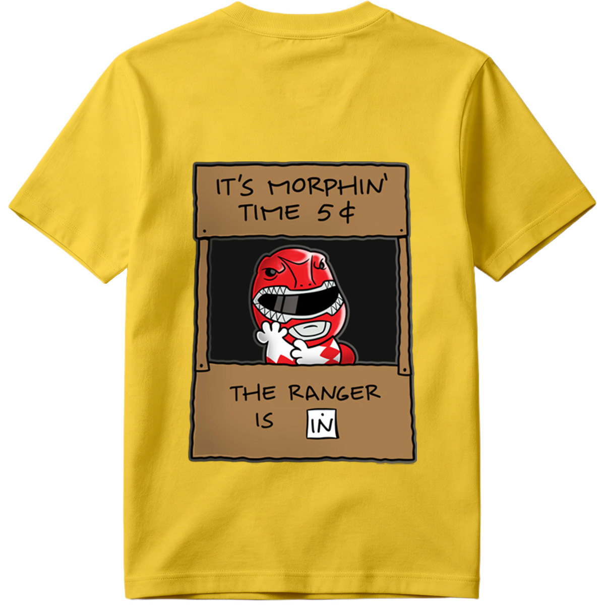 Red Ranger Morphin Time Booth - Tee