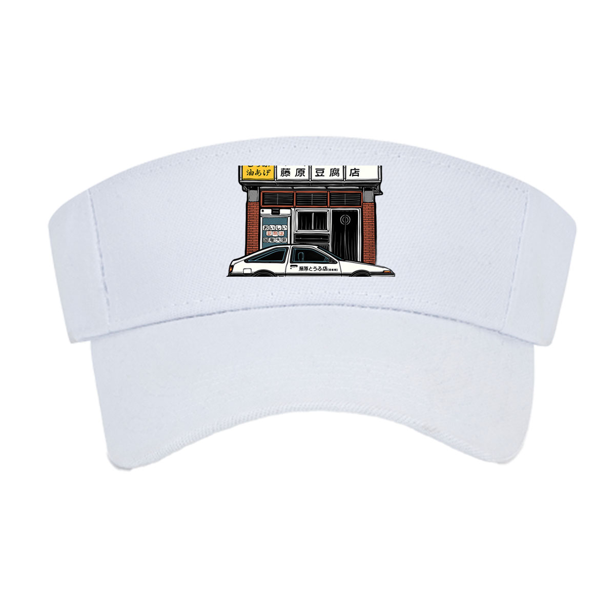 Ghost of Akina and Son: Tofu Delivery Service Featuring Initial D's Toyota AE86 -  Visor cap