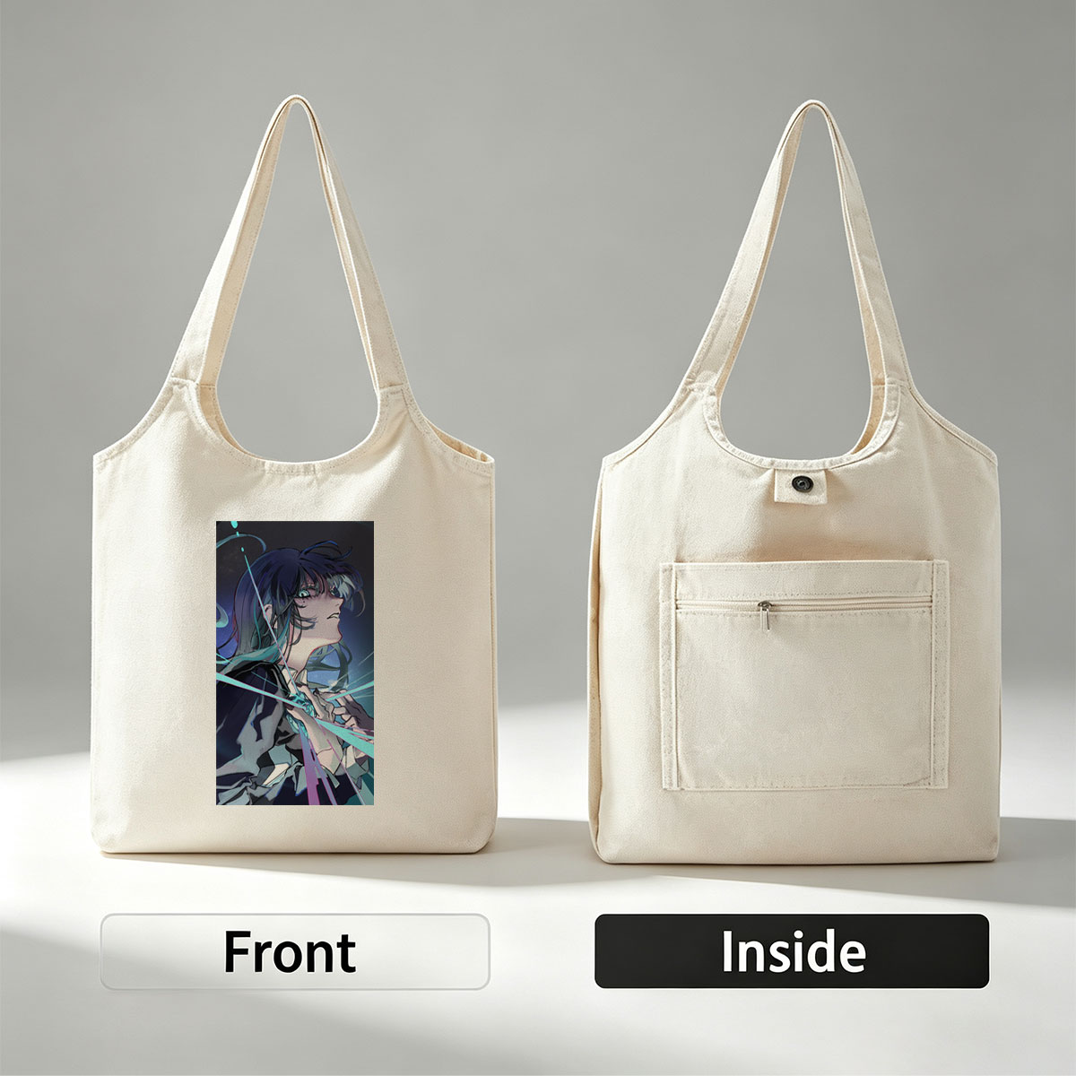 No celebrity or band is present in the image. - Canvas shoulder bags/