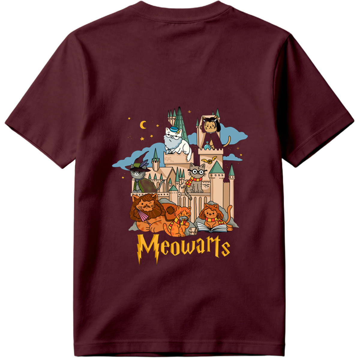 Meowarts: Cats in a Magical Castle - Tee