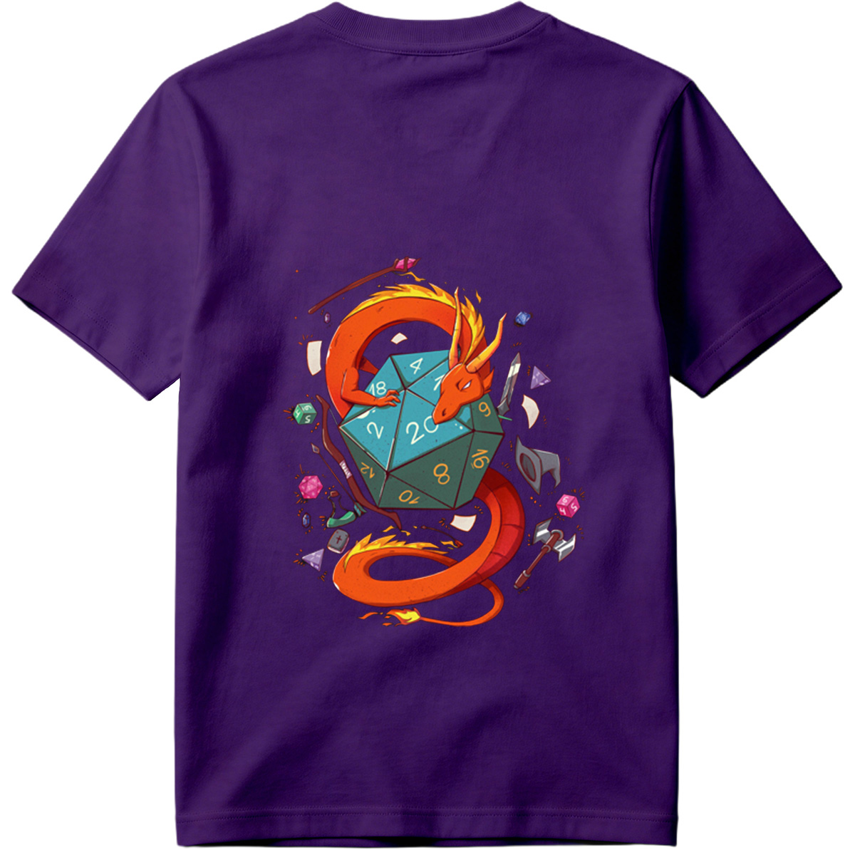 Dragon and D20: Fantasy Adventure - Tee