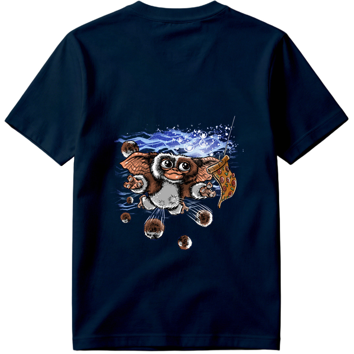 Gremlins - Gizmo with Pizza - Tee