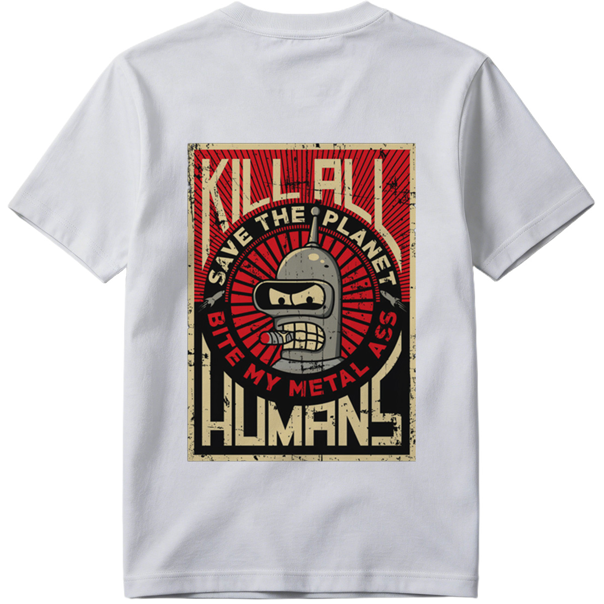 Futurama - Bender: Kill All Humans - Tee
