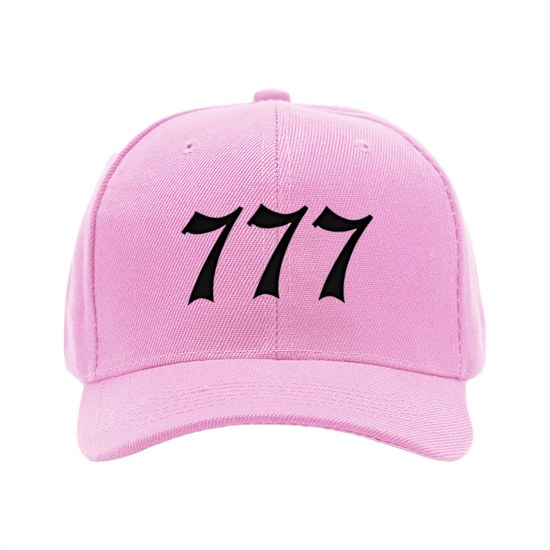 1pc New Baseball Cap with 777 Print Design Unisex Adjustable Hat for Outdoor Activities and Casual Wear Suitable for Adults and Teens