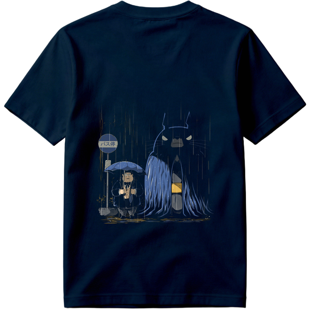 Batman and Alfred at the Bus Stop - Tee
