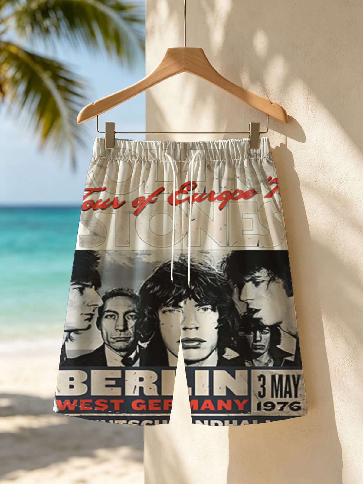 The Rolling Stones Tour of Europe '76 - Berlin, West Germany, 3 May 1976, Deutschlandhalle -  Beach shorts
