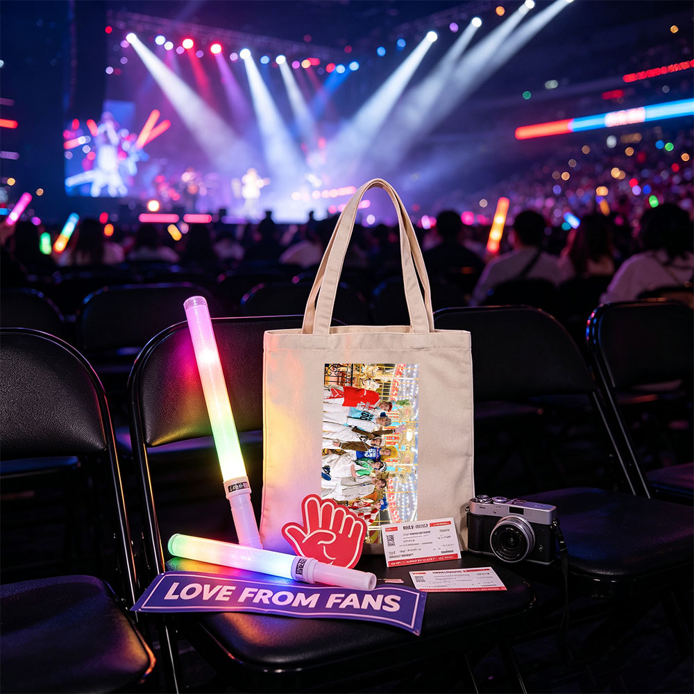Stray Kids at the Carnival Ride - Vibrant Group Photo with Colorful Costumes and Joyful Expressions - Canvas tote bags