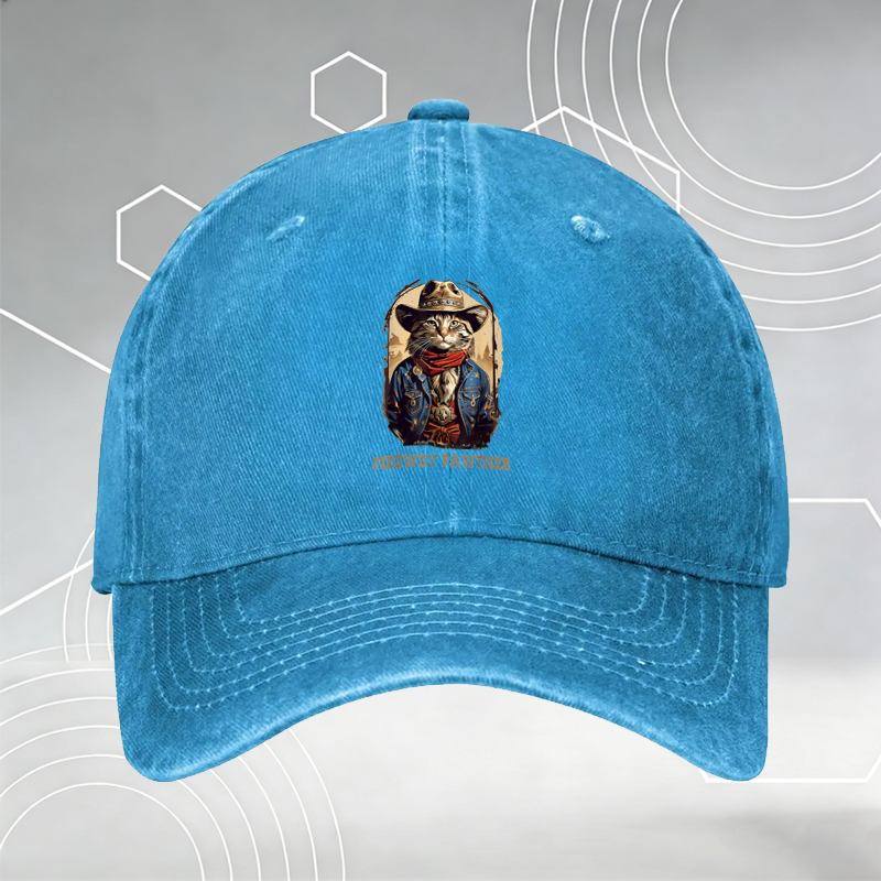 New Baseball Cap with Christmas Train and 