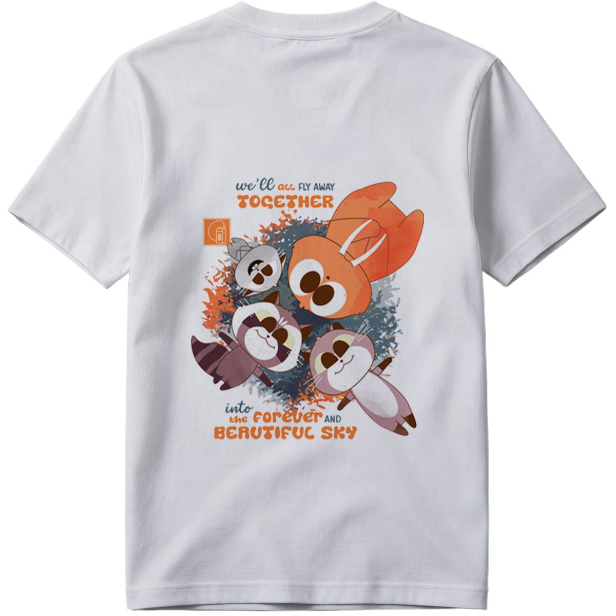 Kiff and Friends Fly Together Into the Forever Beautiful Sky - Tee