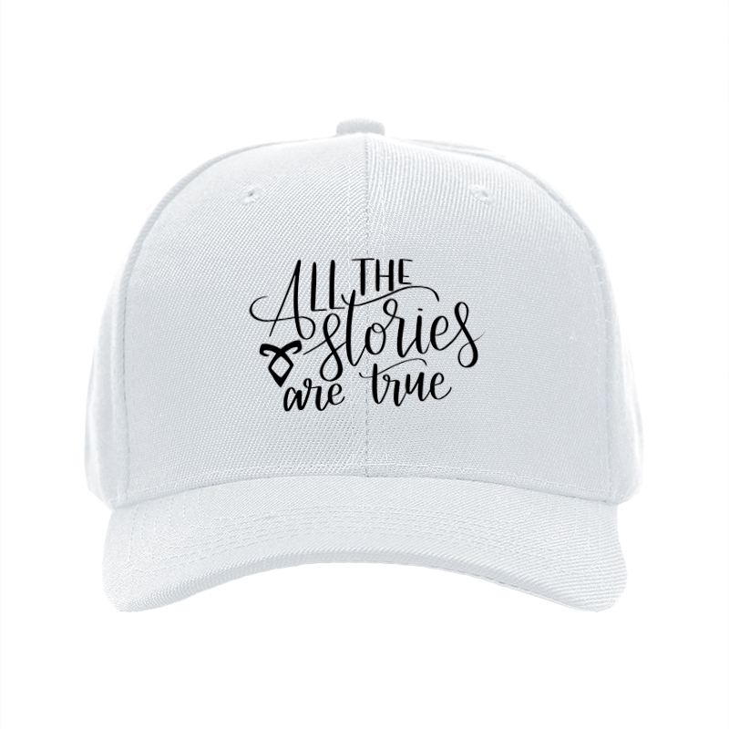 1pc New Baseball Cap All The Stories Are True Print Unisex Adjustable Hat for Outdoor Activities and Daily Wear Suitable for Adults and Teens