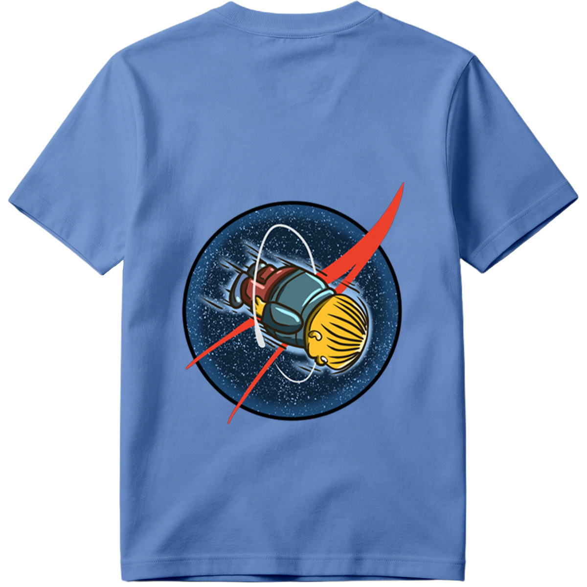 Space Adventure with a Robot Astronaut - Tee