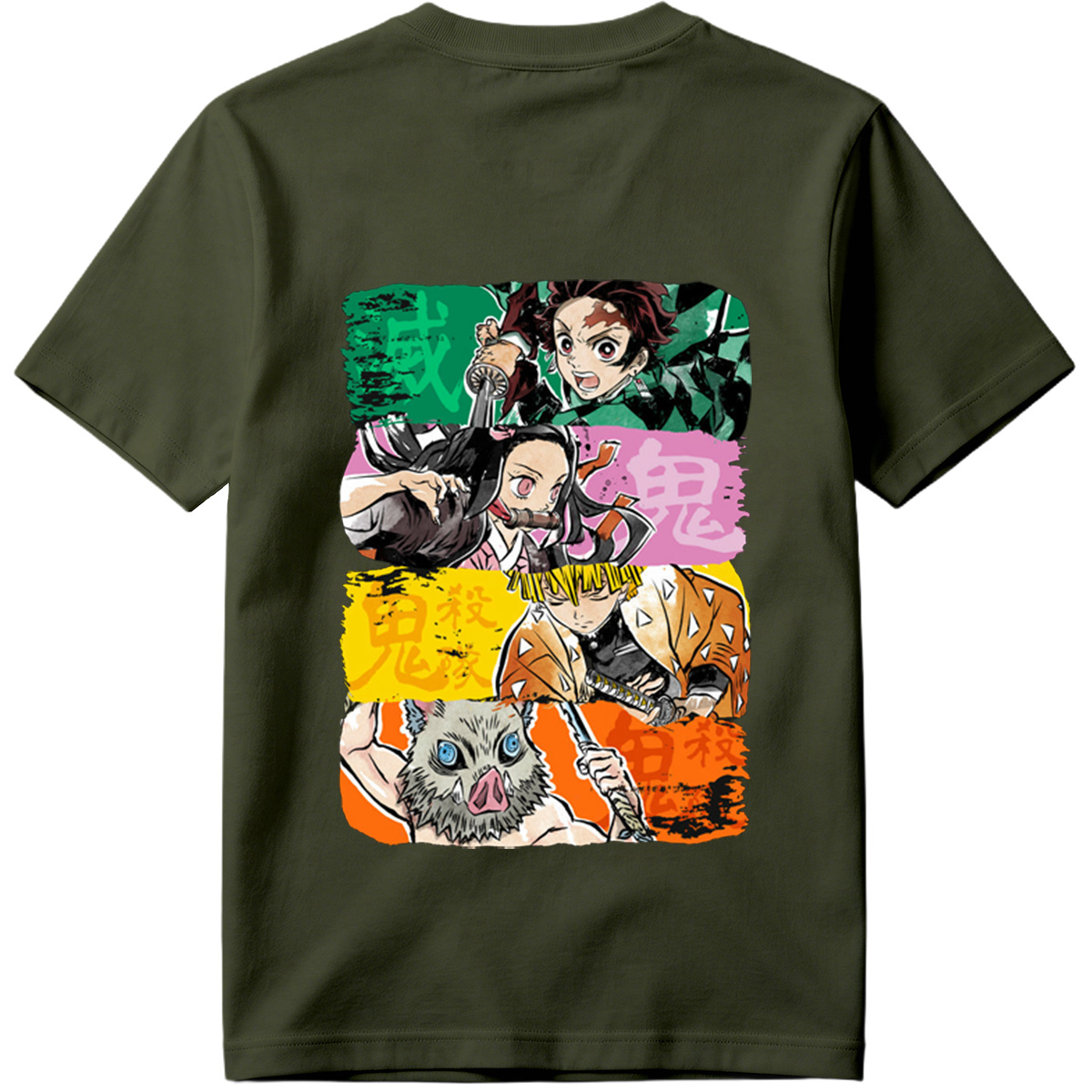 Demon Slayer: Tanjiro, Nezuko, Zenitsu, and Inosuke - Tee