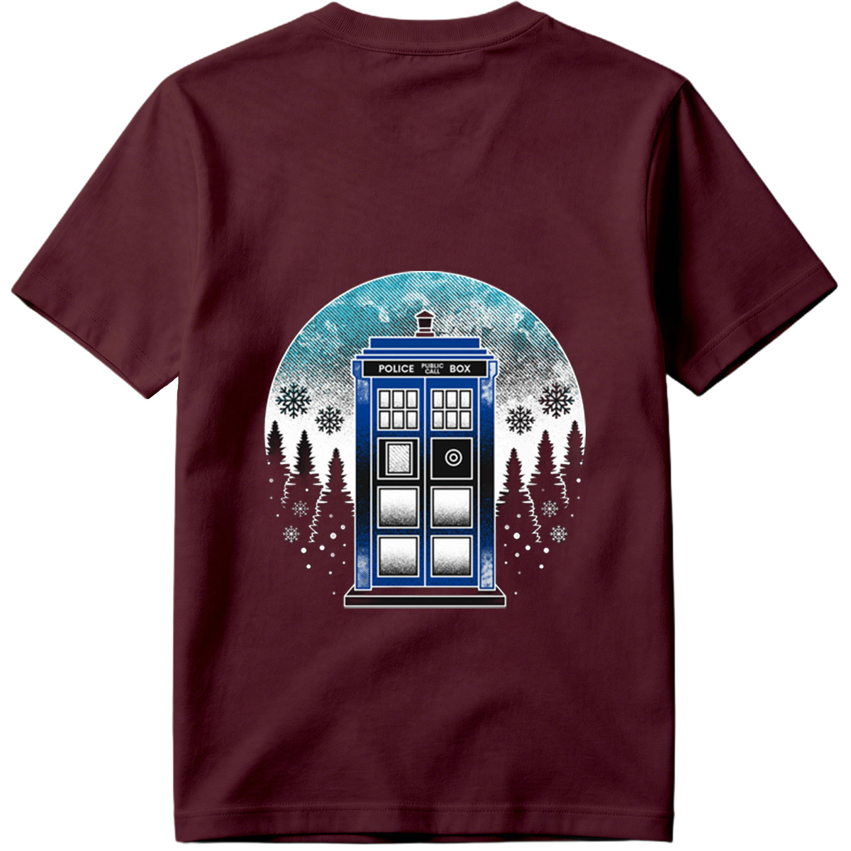 TARDIS in Winter Wonderland - Tee