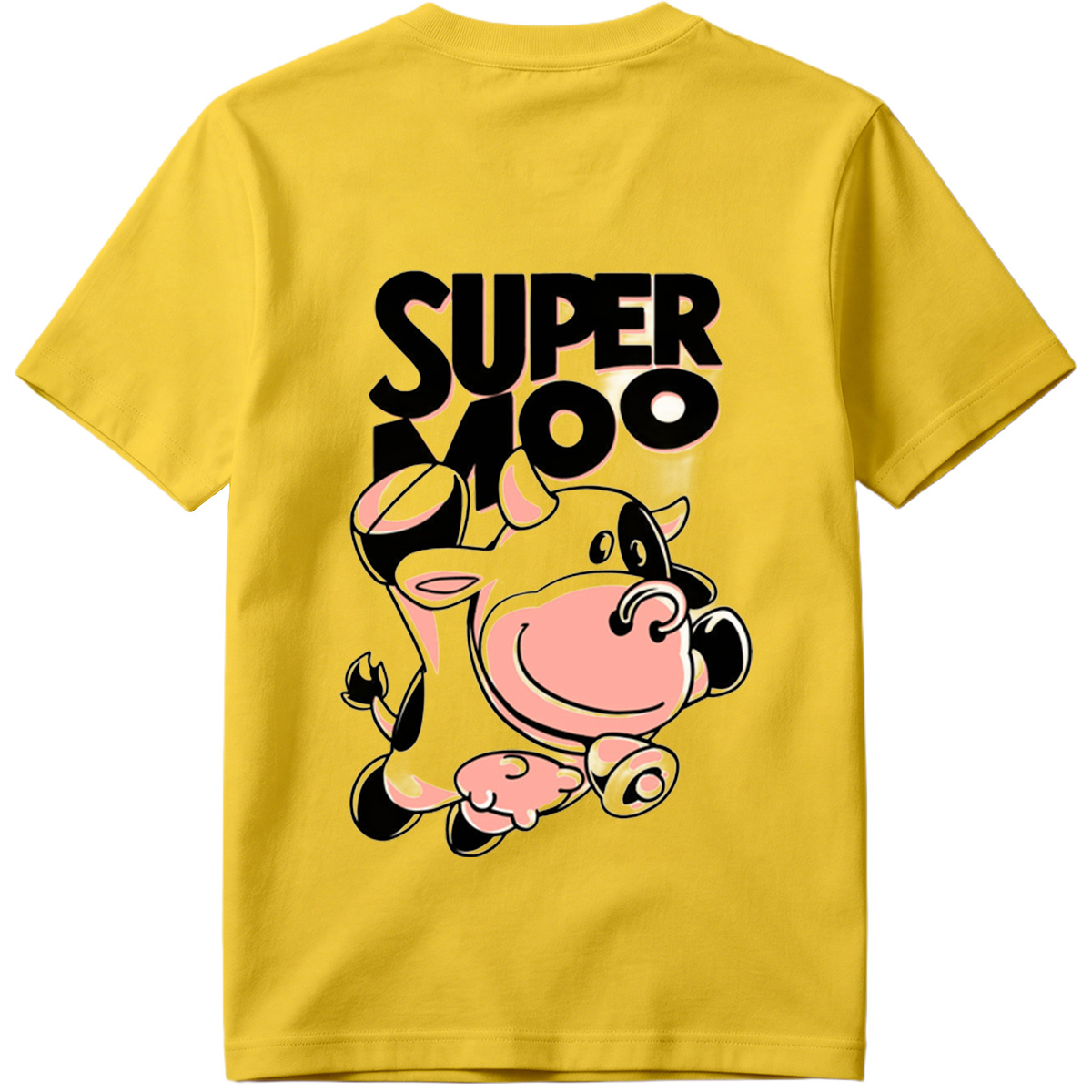 Super Moo Cow Character Design - Tee
