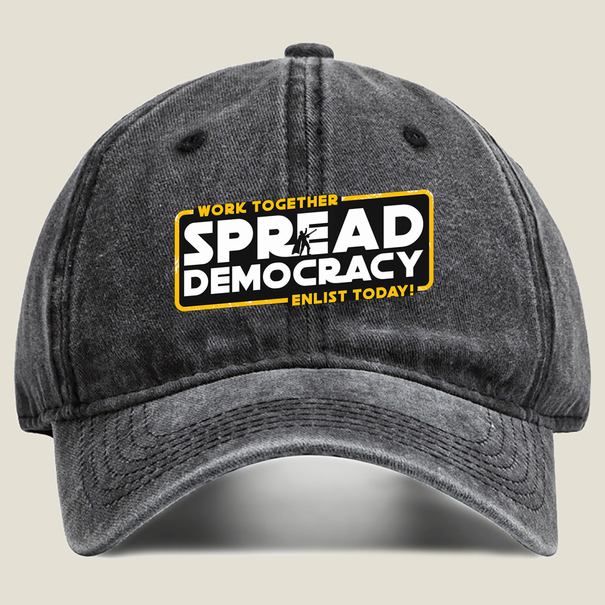 Star Wars: Spread Democracy – Enlist Today! - Washed Denim - Baseball Cap