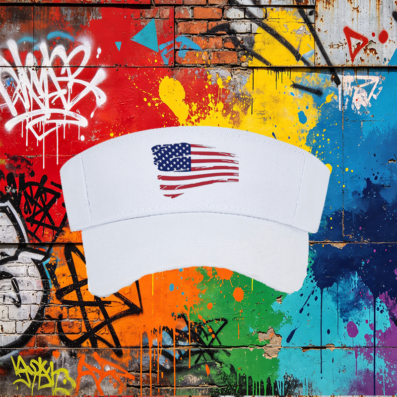 Unisex Classic Mesh Back Cap with American Flag Print Design - Lightweight Breathable Sun Hat for Outdoor Activities, Perfect for Men and Women Who Love Patriotic Style and Casual Wear