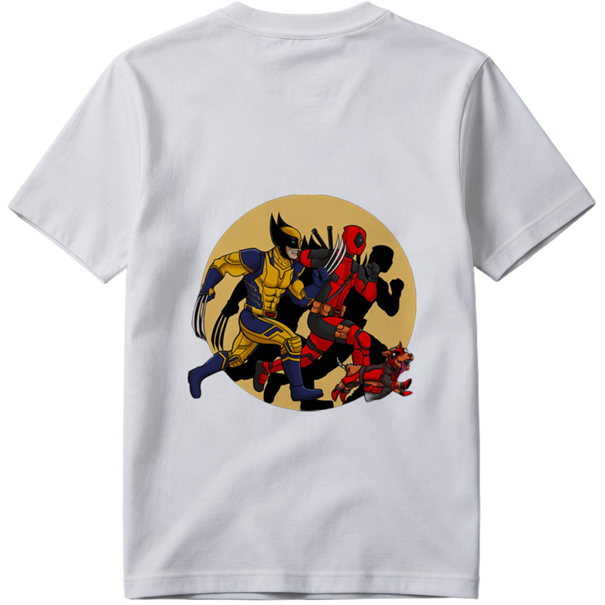 Wolverine and Deadpool with Dogpool - Tee