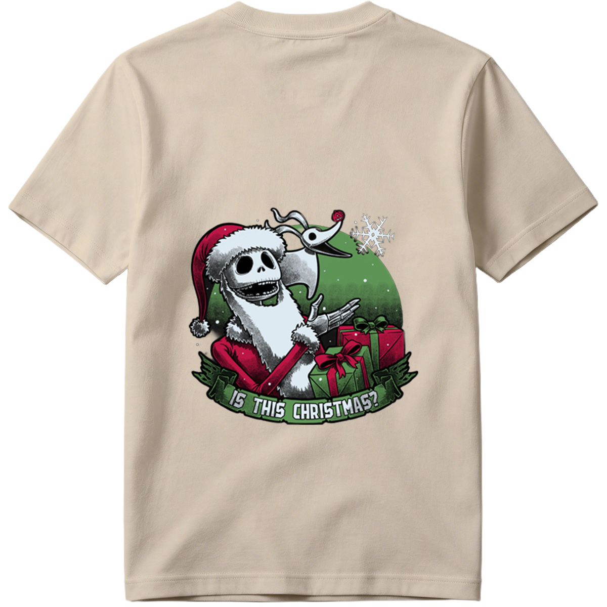 Jack Skellington and Zero - Is This Christmas? - Tee