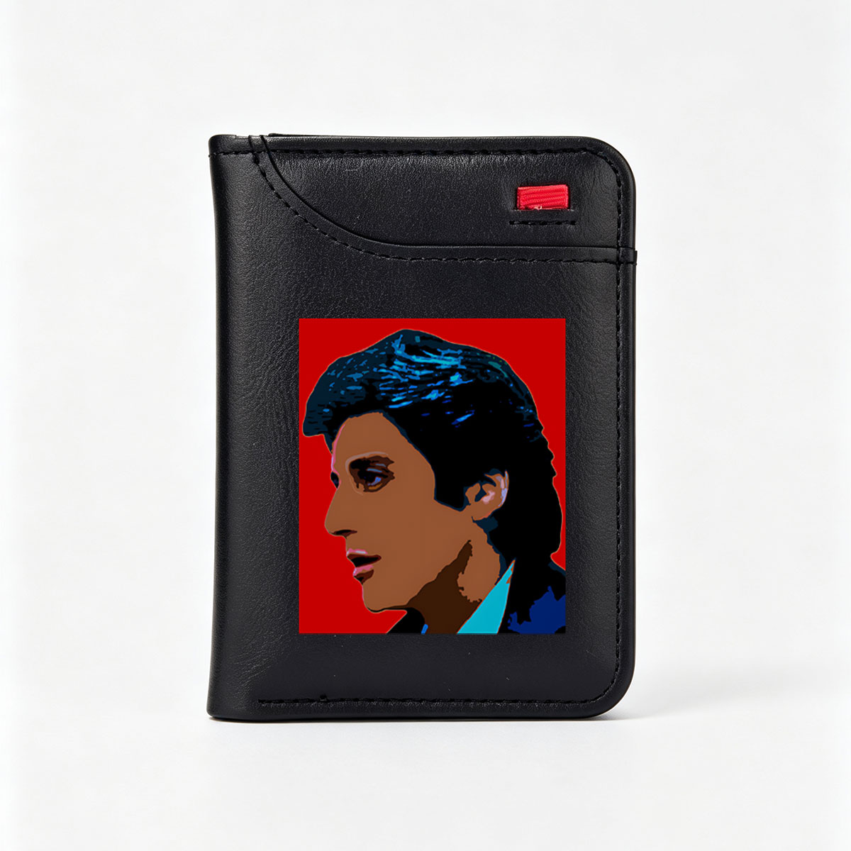 Freddie Mercury Portrait in Pop Art Style - Vertical Style Wallet
