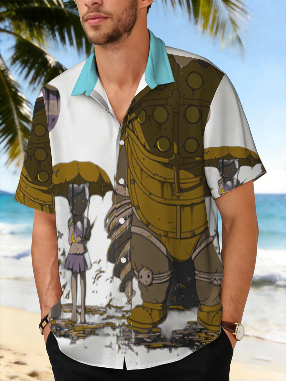 Rapture Sign, Little Girl with Umbrella, and Big Daddy from Bioshock -  Shirt