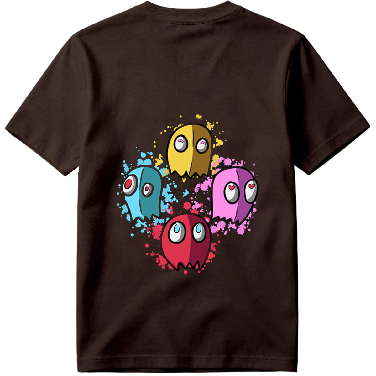 Pac-Man Ghosts: Blinky, Pinky, Inky, and Clyde - Tee