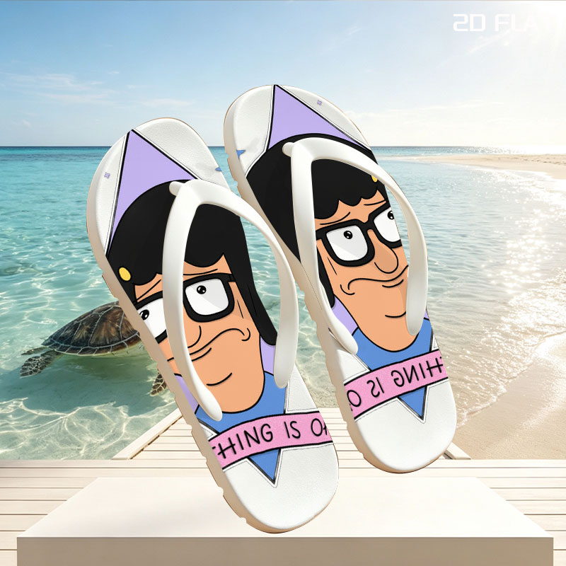 Benson from Regular Show: Everything Is Okay! -  flip-flops