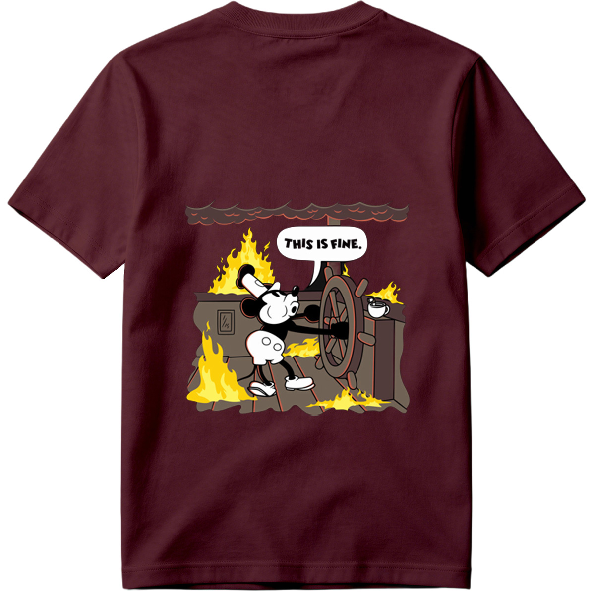 Mickey Mouse in a Burning Room: 