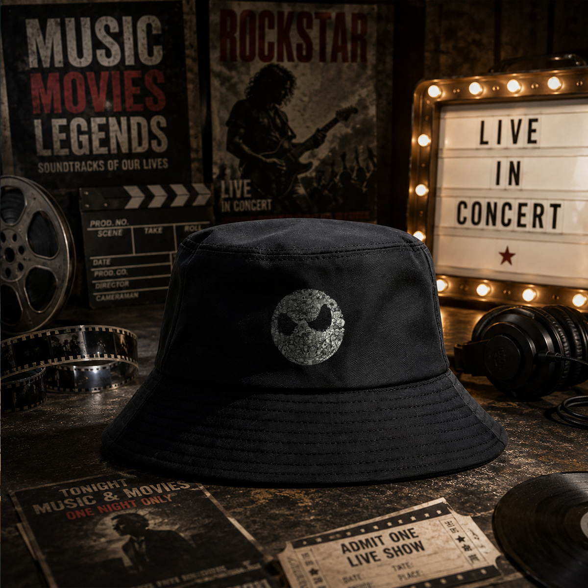 Tim Burton's Nightmare Before Christmas Character Collage - Fisherman's Hat
