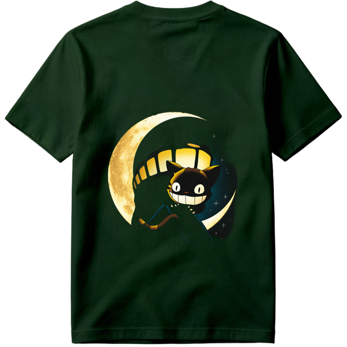 Jiji the Cat from Kiki's Delivery Service under the Moon - Tee