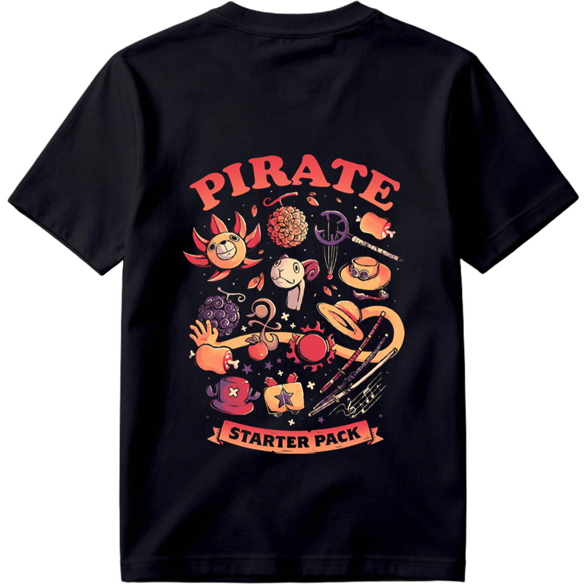 Pirate Starter Pack: A Whimsical Adventure with Captain and Crew - Tee