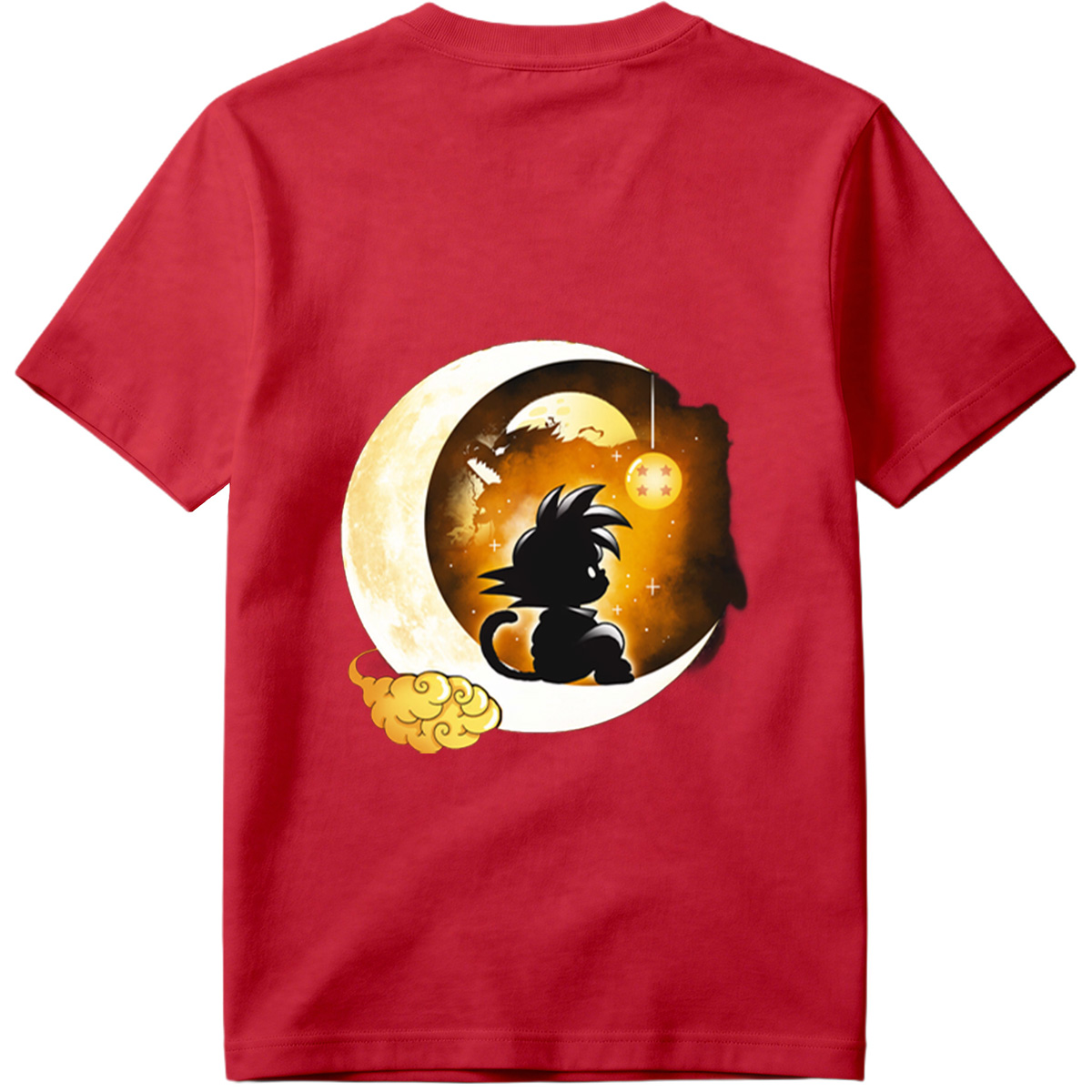 Dragon Ball: Goku and Moon with Dragon Ball - Tee