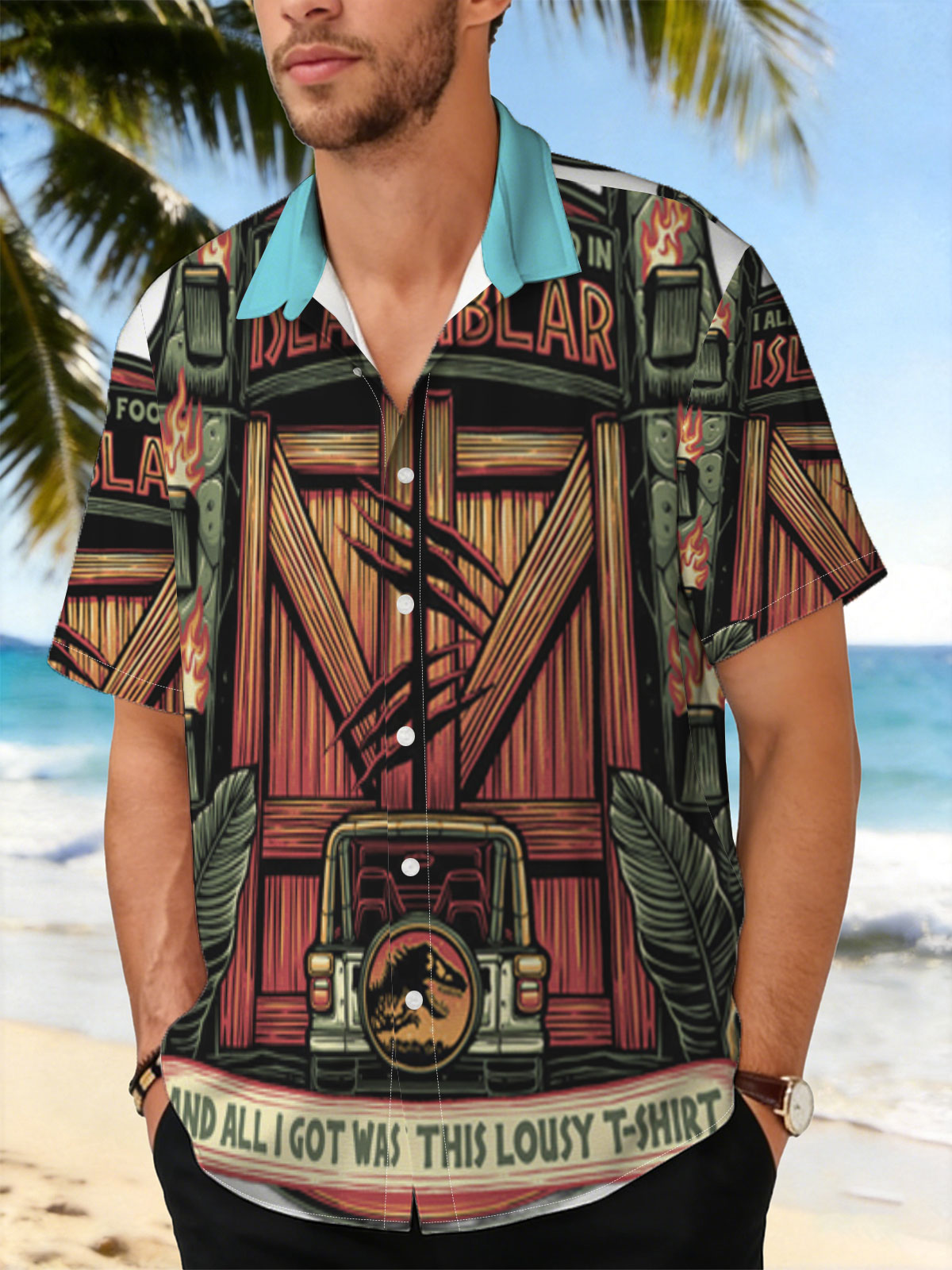 Jurassic Park: I Almost Became Dino Food in Isla Nublar – T-Shirt Design -  Shirt