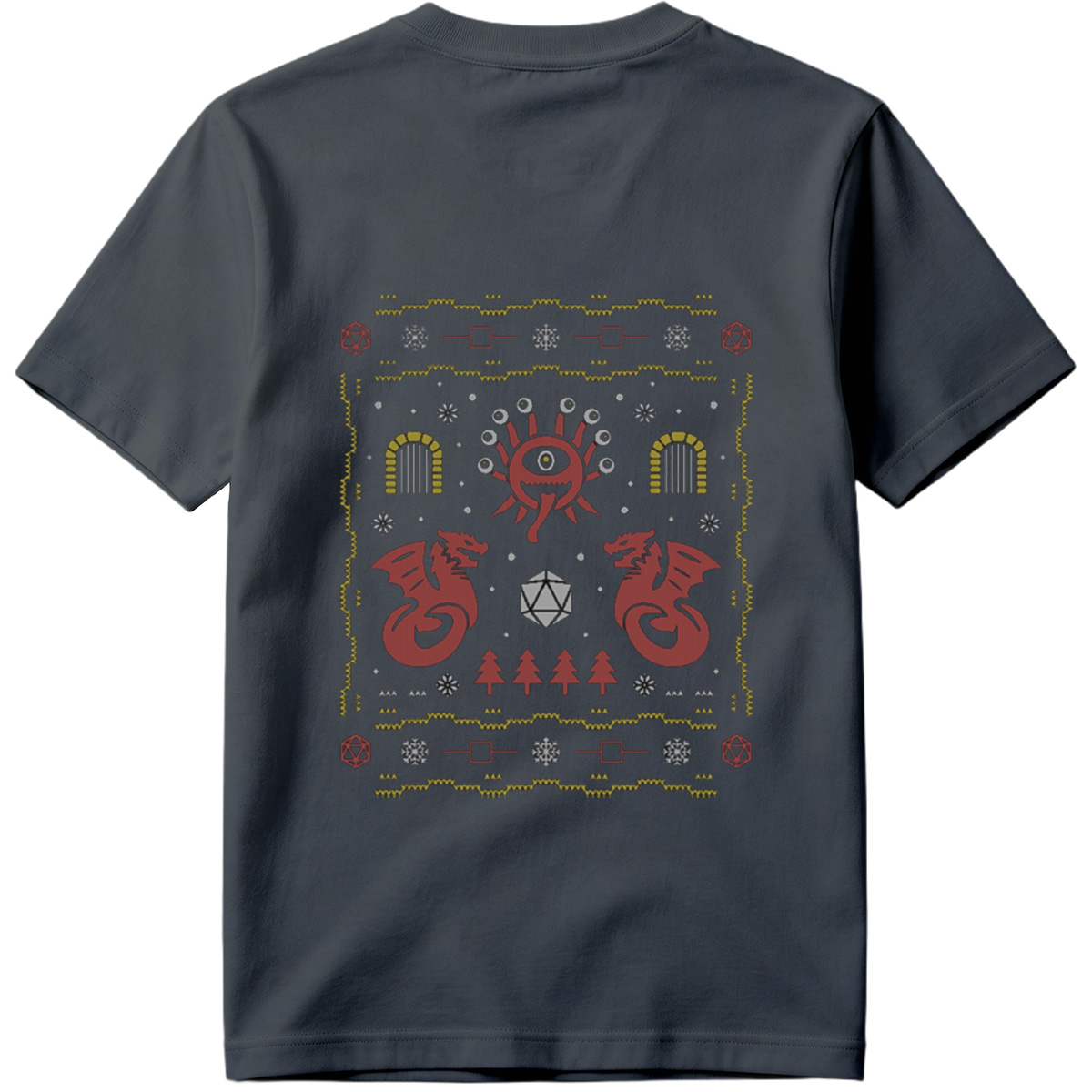 D&D Holiday Dragon & Eye of Vecna Sweater - Tee