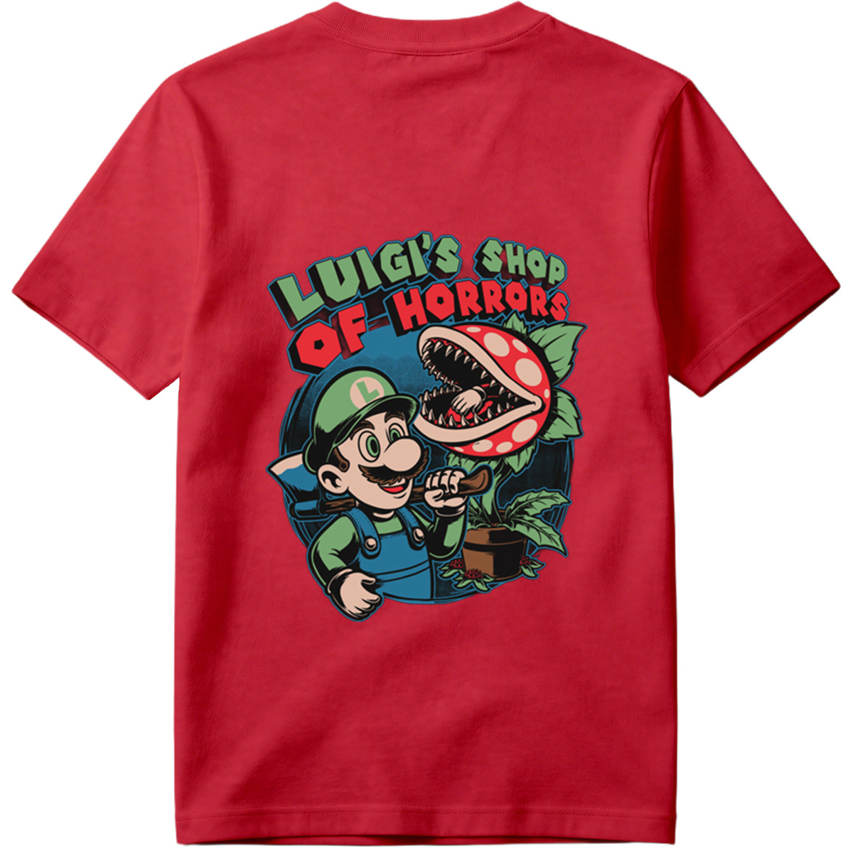 Luigi's Shop of Horrors: Luigi and Piranha Plant - Tee