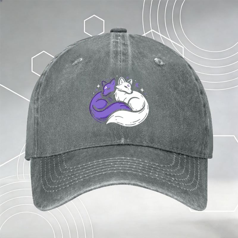 New Baseball Cap with Cute Christmas Cow Print 
