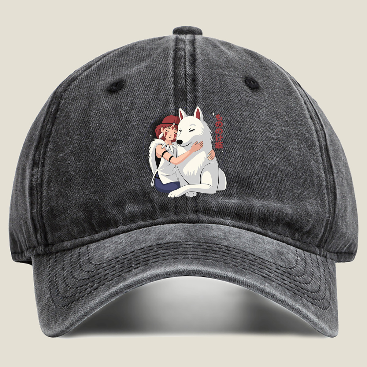 Princess Mononoke: San and Moro - Washed Denim - Baseball Cap