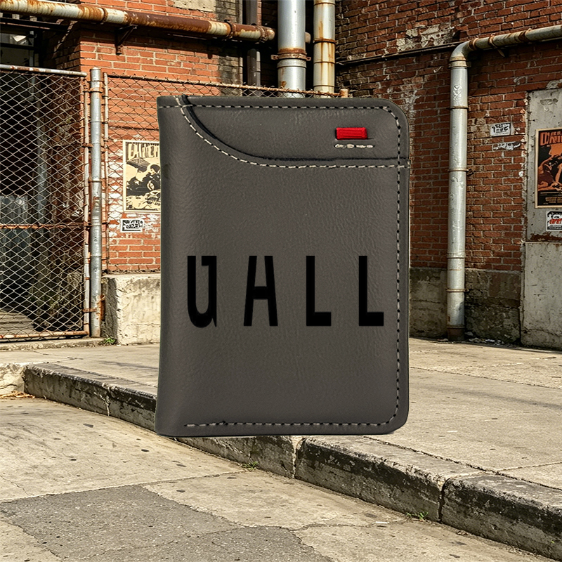 Unisex Vertical Wallet with Minimalist 