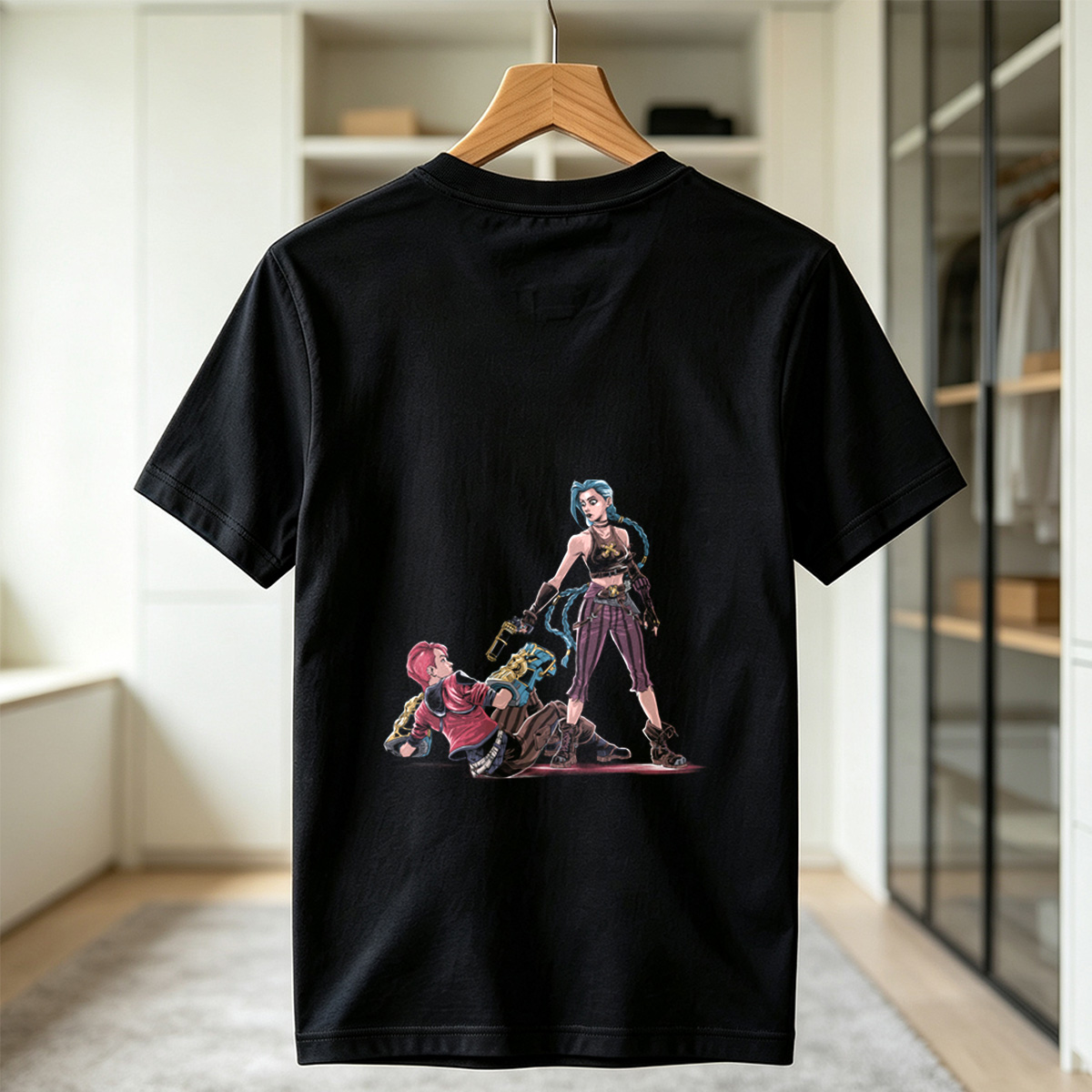Jinx and Vi from League of Legends - Tee