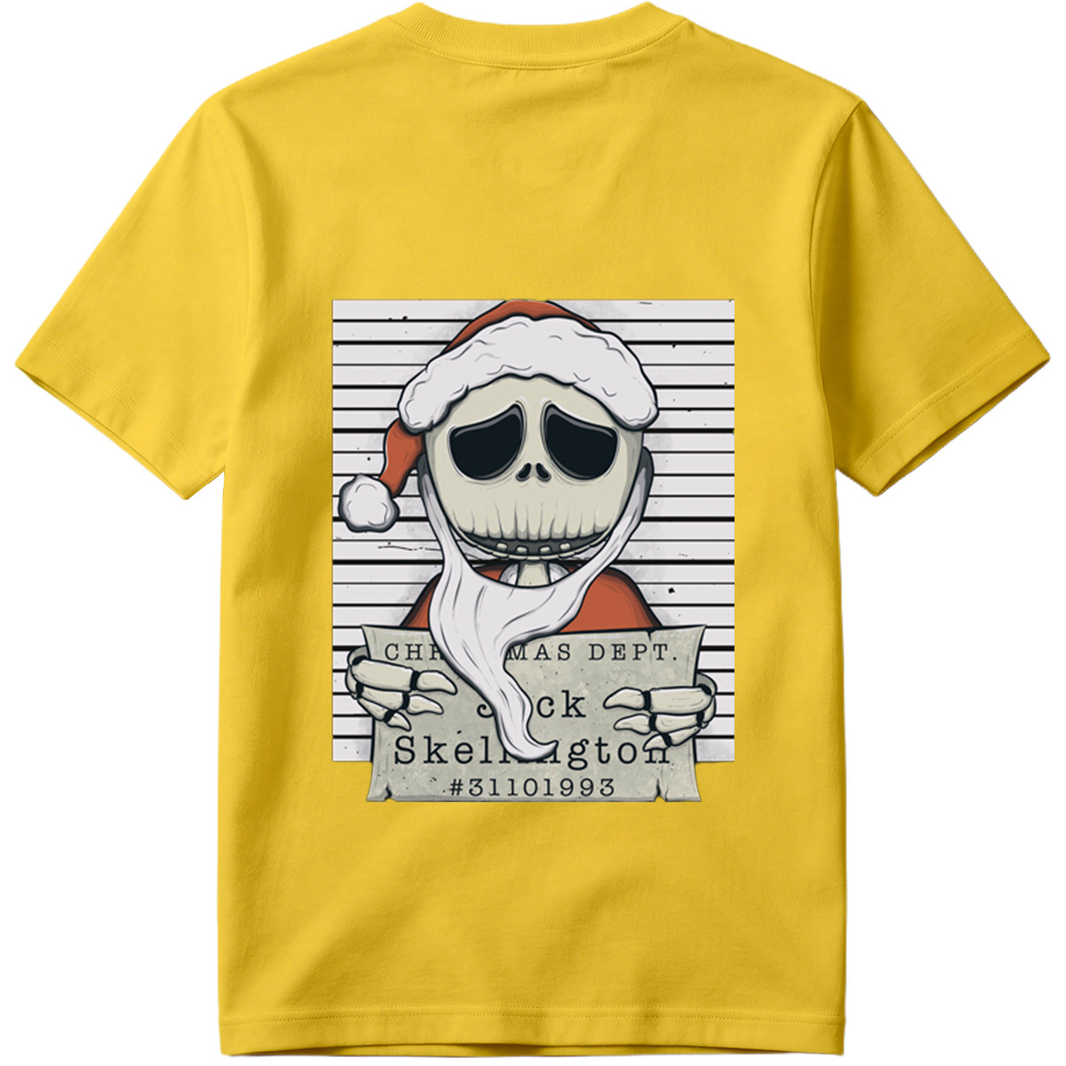 Jack Skellington Christmas Dept Mugshot - Tee