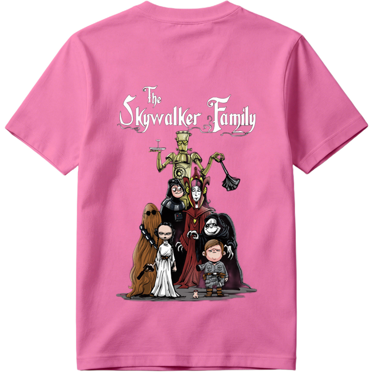 The Skywalker Family: Star Wars Characters Parody - Tee