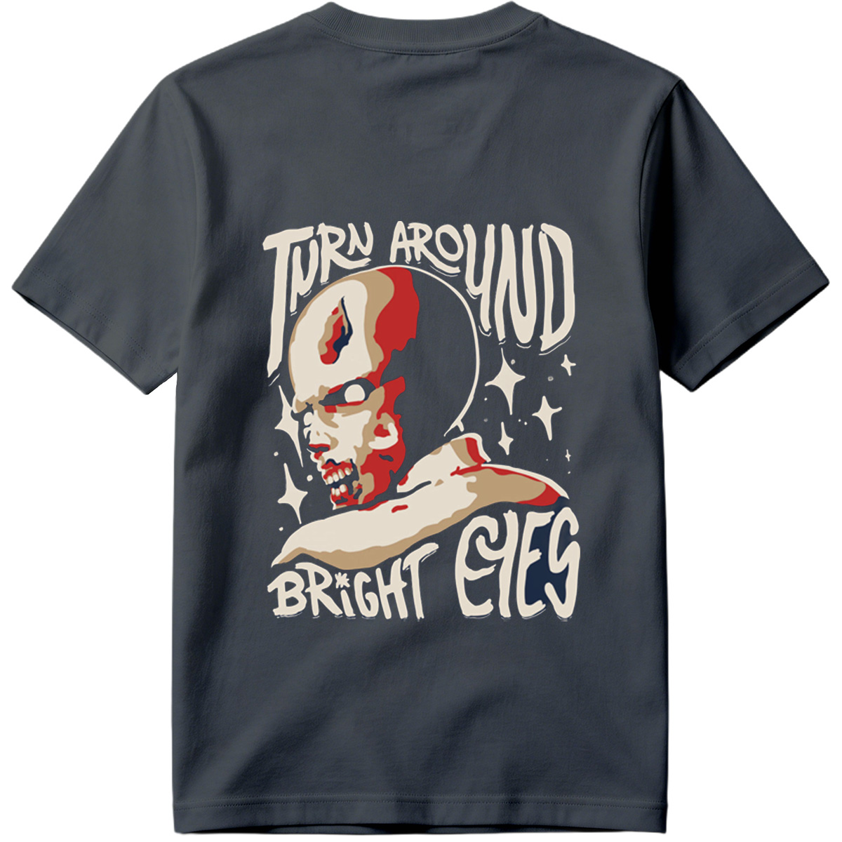 Turn Around Bright Eyes: Skull Character Design - Tee
